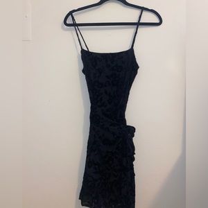 Black mini dress